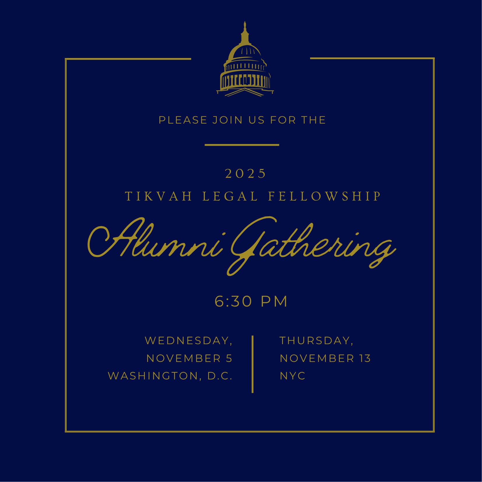 Legal Fellowship Alumni Gathering RSVP